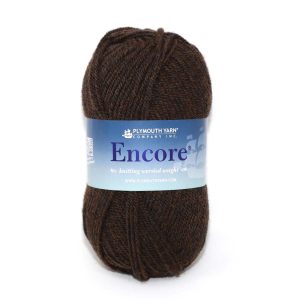 Encore Worsted Dark Brownheath