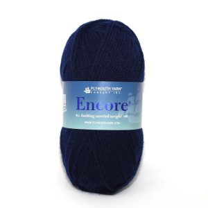 Encore Worsted Navy Blue