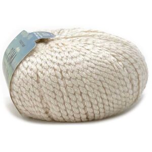 Skein of Pima Colada yarn in  Pearl colorway