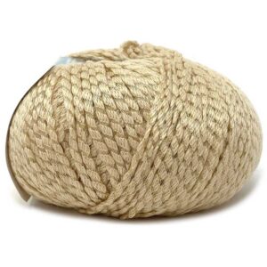 Skein of Pima Colada yarn in  Sunbeam colorway