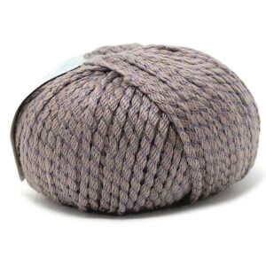 Skein of Pima Colada yarn in Driftwood colorway