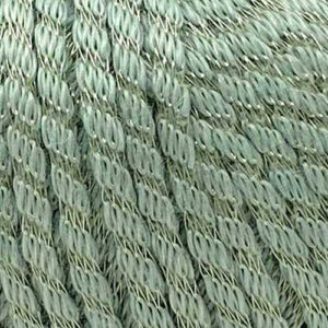 Swatch of Pima Colada yarn in Seafoam colorway