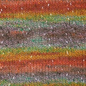 Swatch of Sesame yarn in 7451 colorway